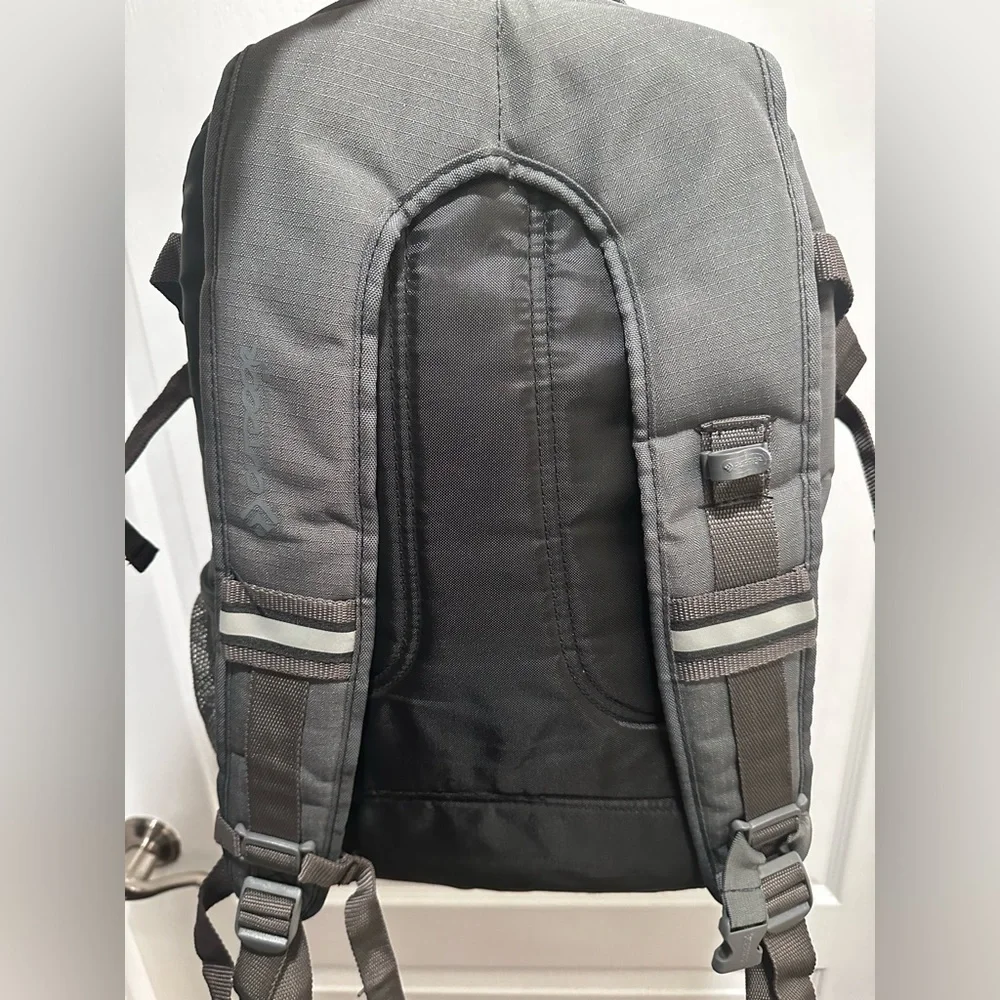 Outdoors Black and Gray Backpack